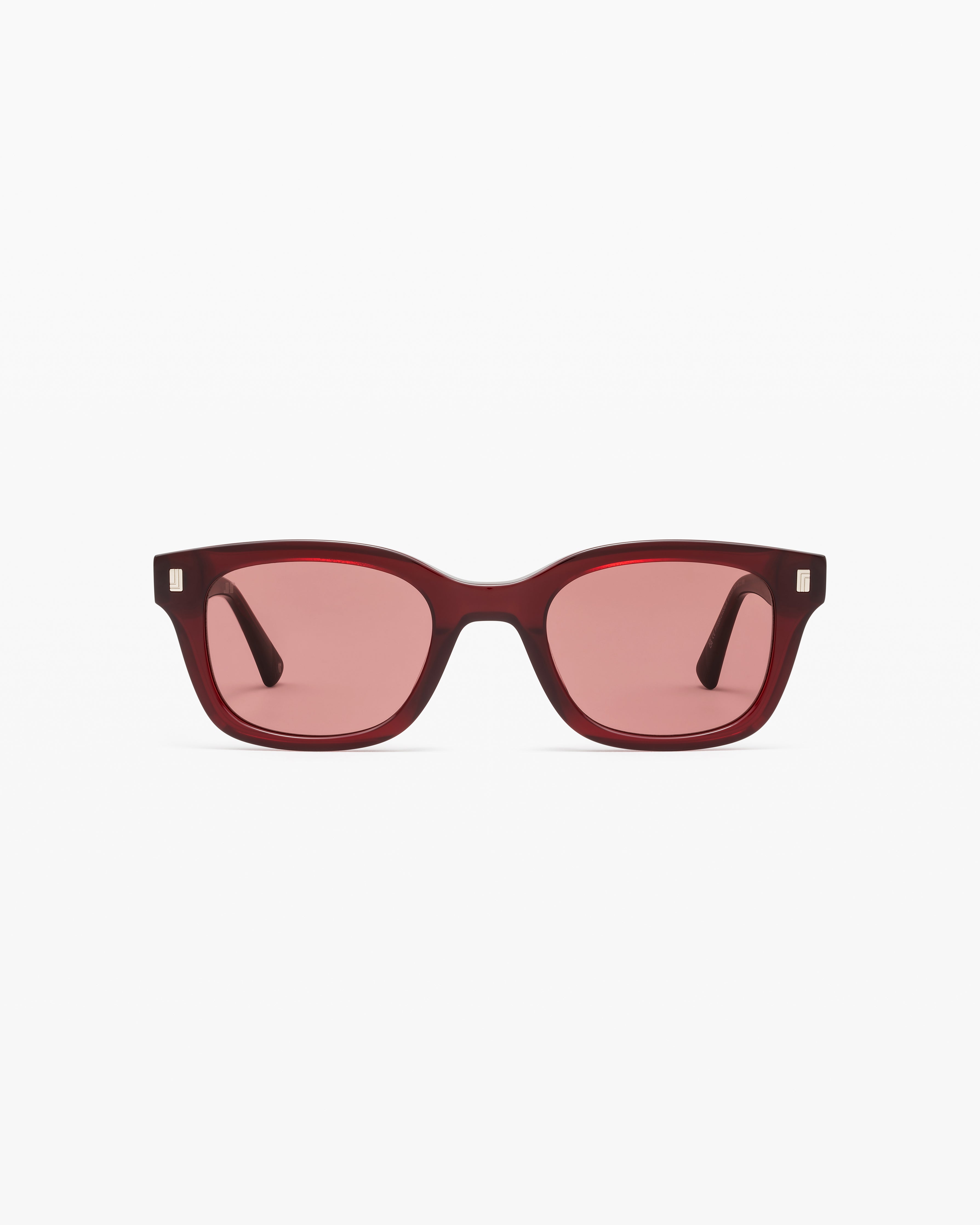 jimmy-fairly-la-dill-lunettes-de-soleil-rectangulaires-rouges image 1