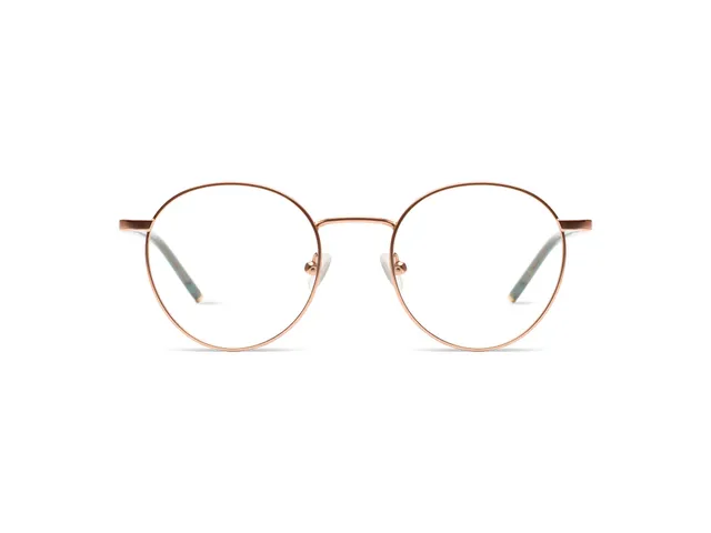 komono-pete-rose-gold-matte-lunettes-optiques-pantos-intemporelles image 1