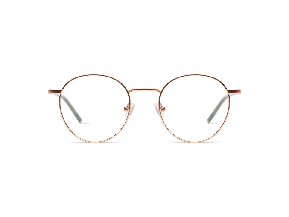 komono-pete-rose-gold-matte-lunettes-optiques-pantos-intemporelles image 1