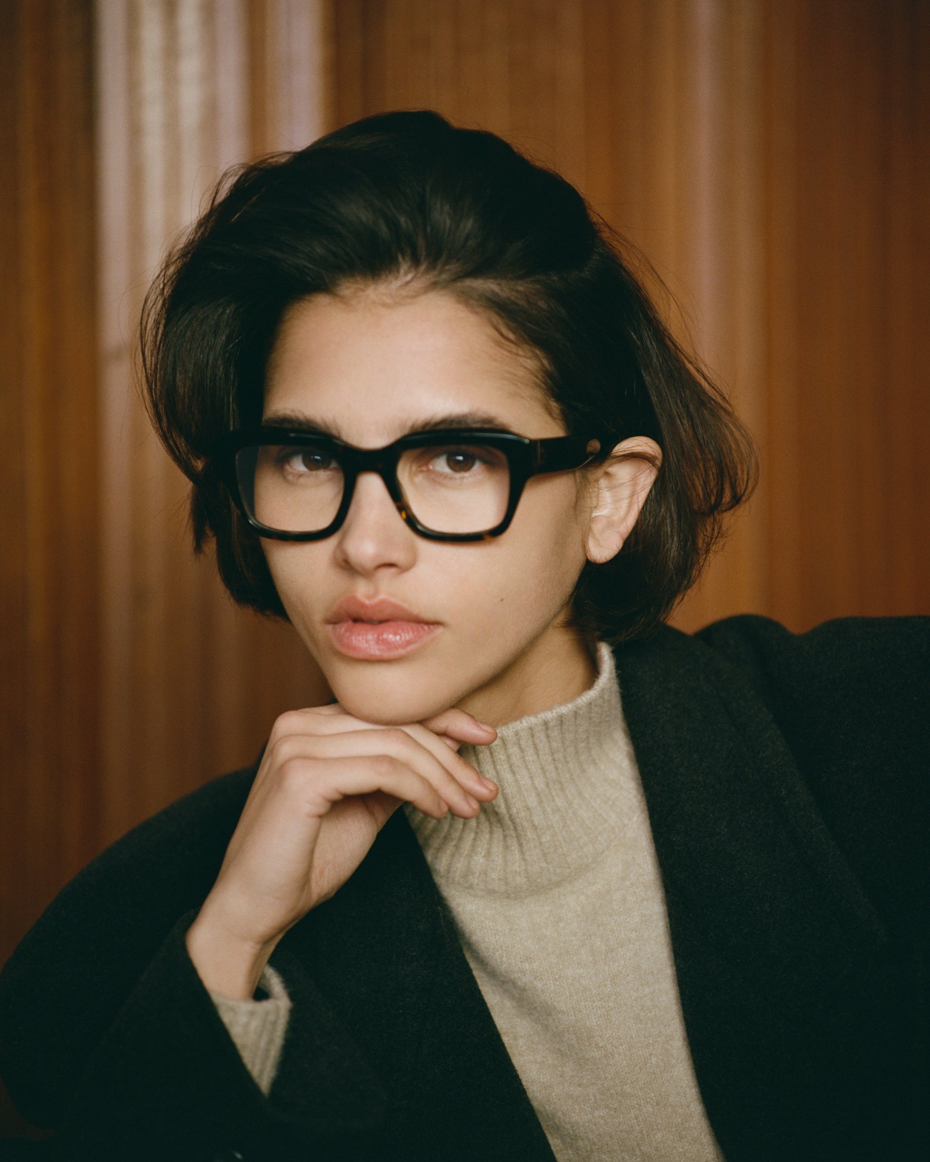 jimmy-fairly-la-celi-lunettes-de-vue-femme-carr-es-en-ac-tate-caille-fonc-e-tail image 6