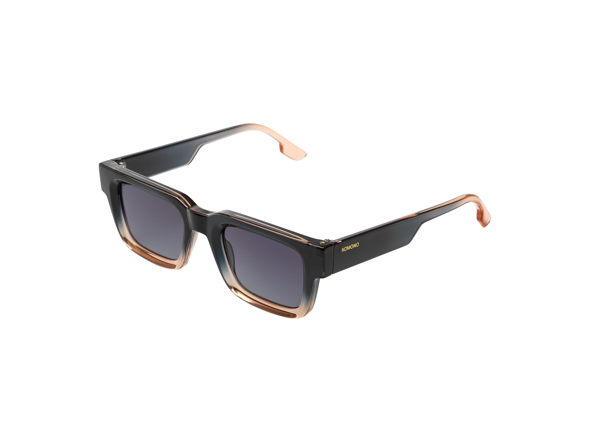 lunettes-de-soleil-komono-victor-atlantic-sunset-carr-es-large-bio-nylon image 2