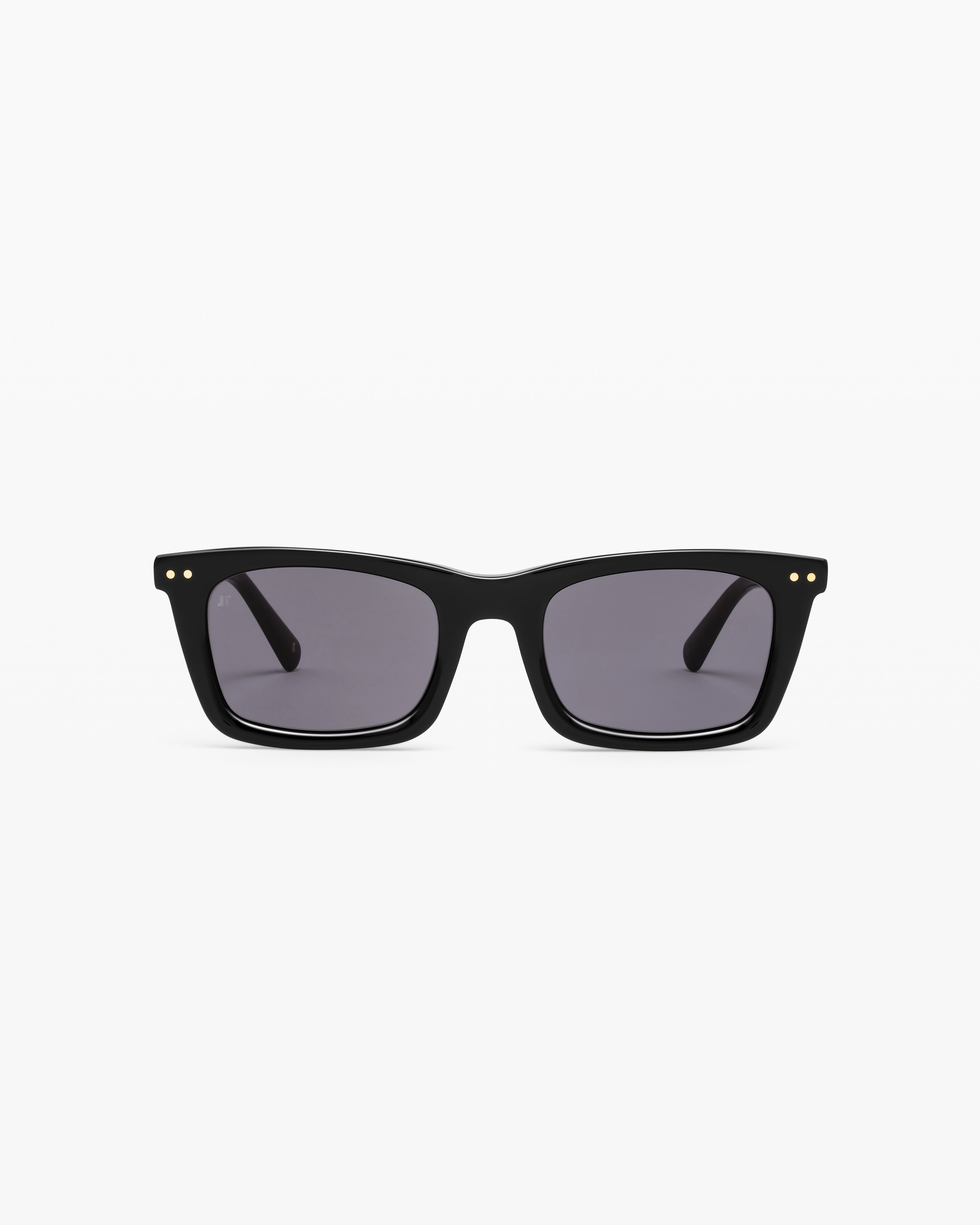 jimmy-fairly-la-mara-lunettes-de-soleil-rectangulaire-medium-noir-acier-visage-l image 1