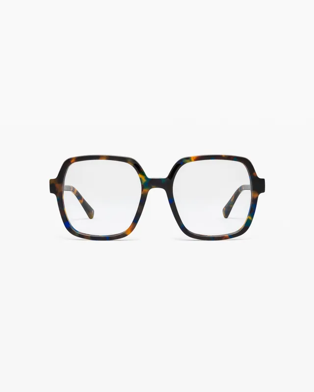 jimmy-fairly-la-lou-lunettes-de-vue-carr-es-oversize-ac-tate-caille-bleu image 1