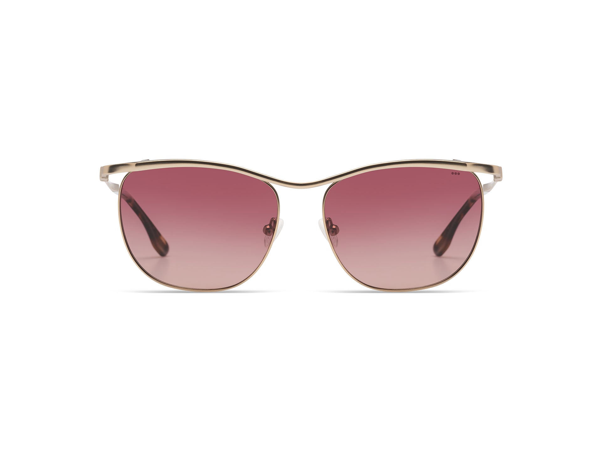 komono-rory-white-gold-matte-lunettes-de-soleil-blanches-mate image 1