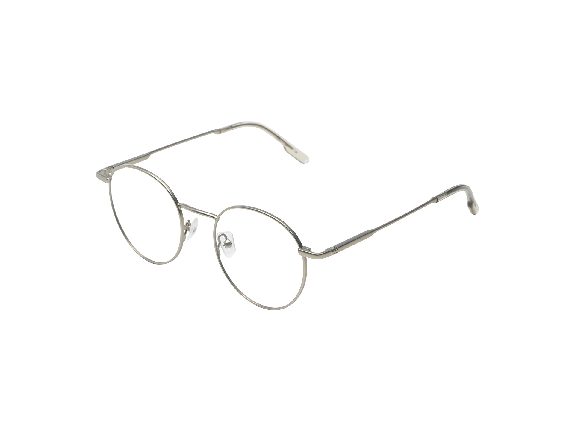 komono-pete-silver-lunettes-de-vue-rondes-acier-inoxydable image 2