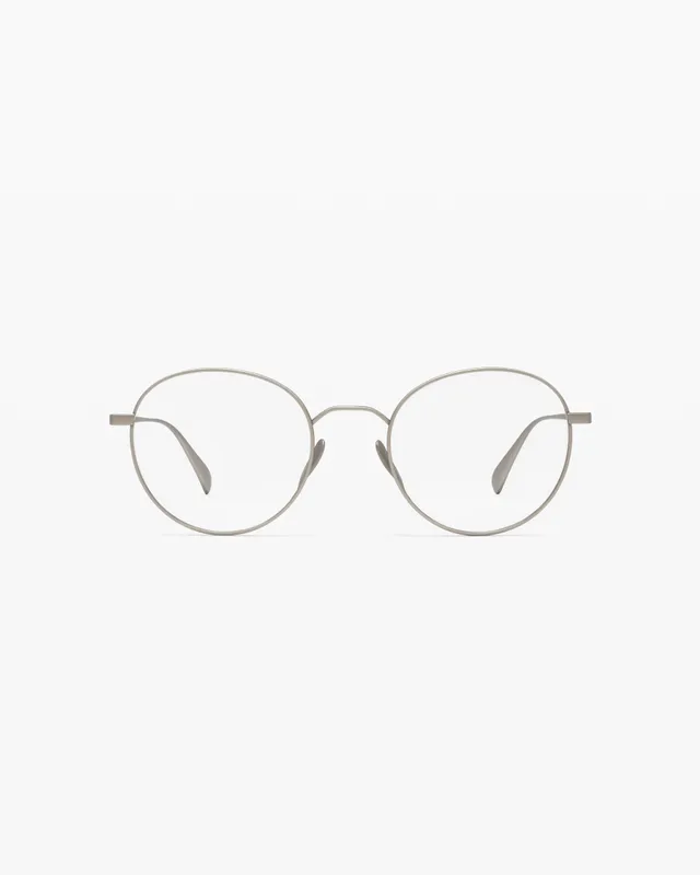 jimmy-fairly-la-benton-s-lunettes-de-vue-ovales-en-titane-argent-petit-format image 1