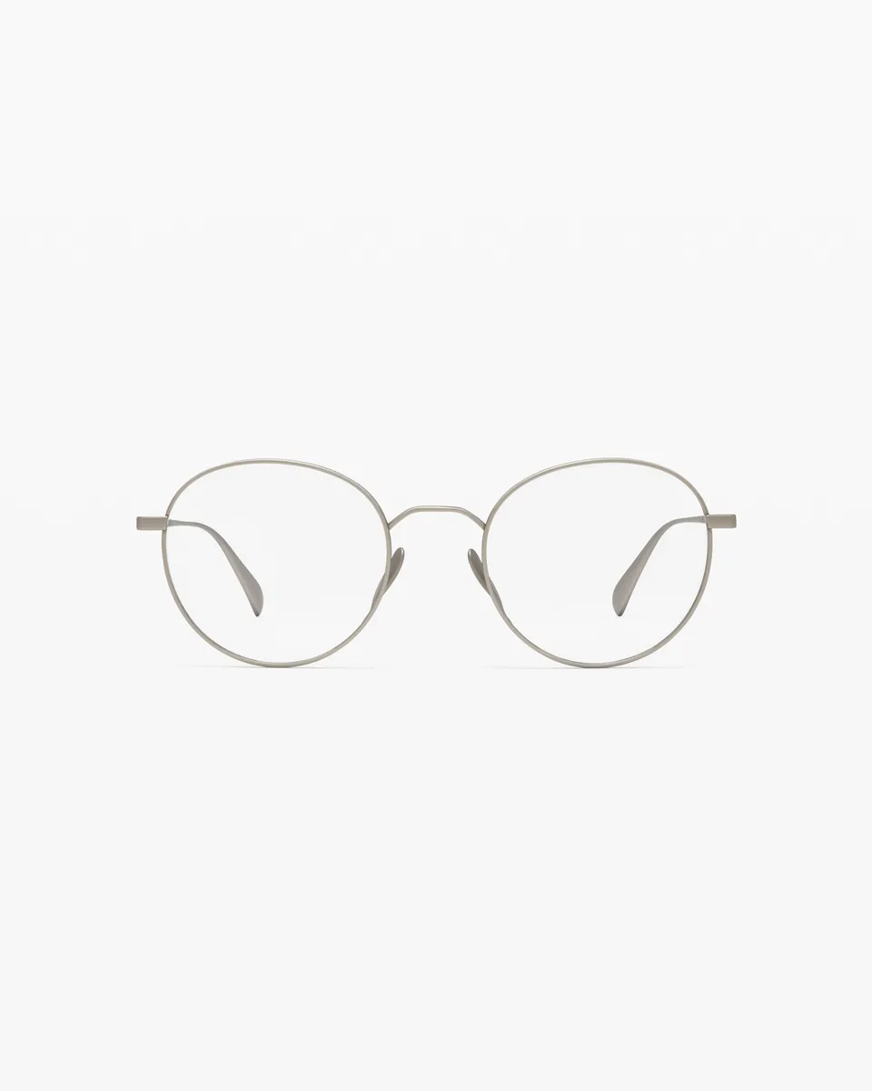 jimmy-fairly-la-benton-s-lunettes-de-vue-ovales-en-titane-argent-petit-format image 1