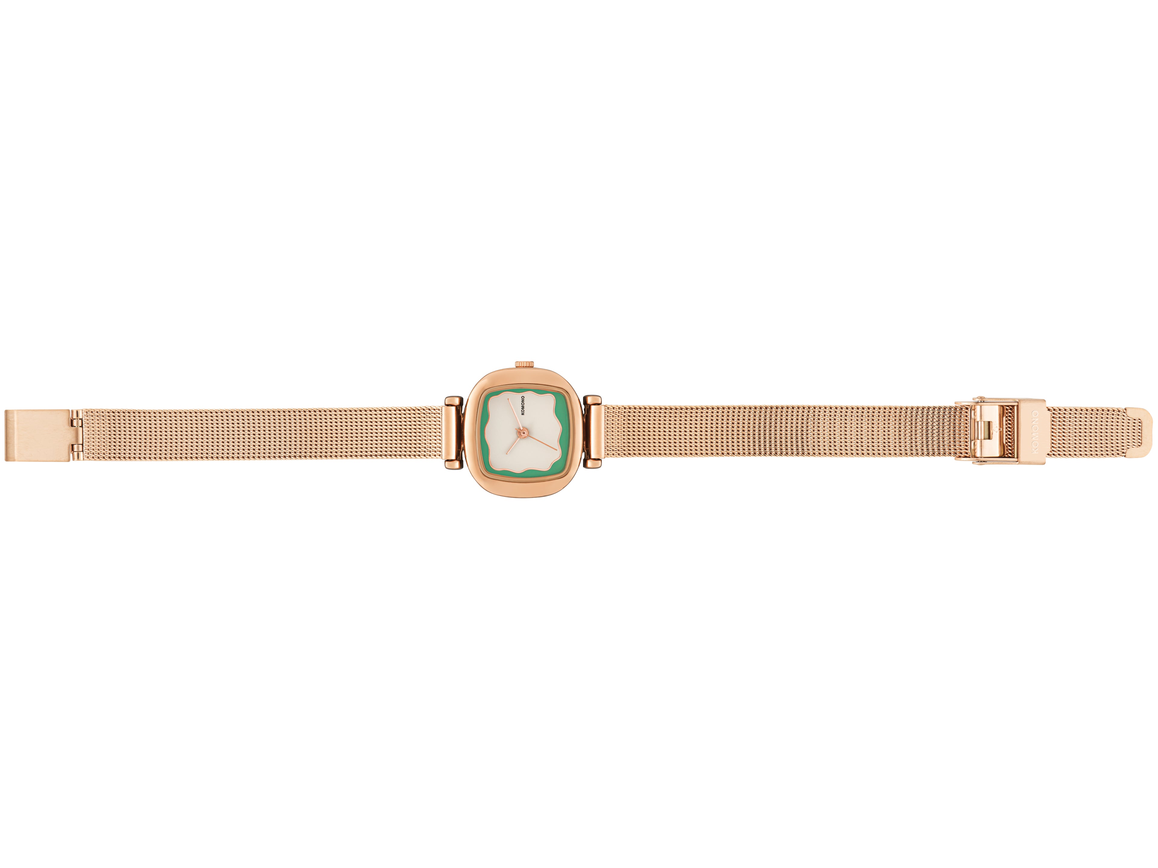 komono-moneypenny-wave-royale-rose-gold-mint-montre image 2