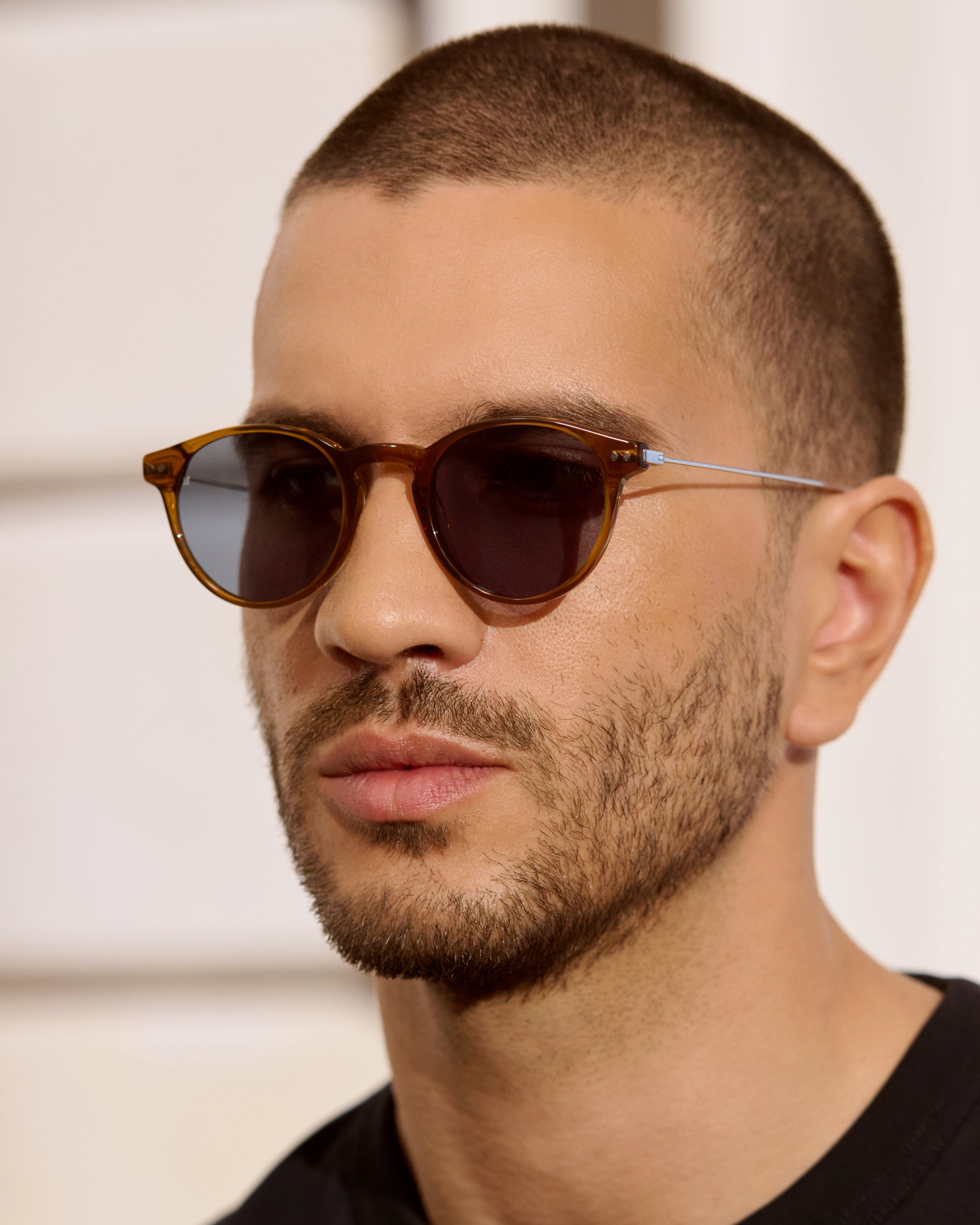 jimmy-fairly-la-emilio-l-lunettes-de-soleil-rondes-homme-marron image 4