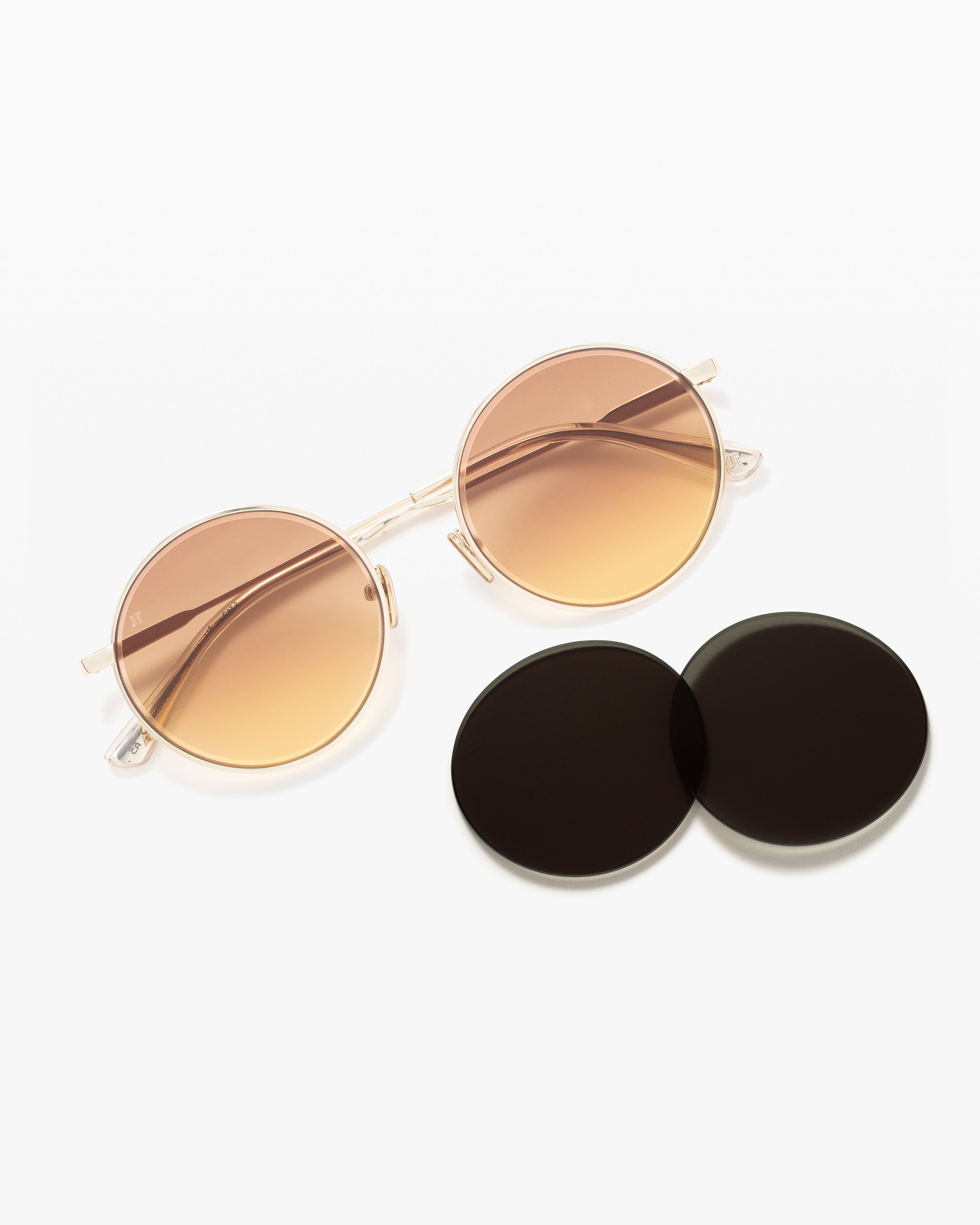 jimmy-fairly-la-caly-jf-colors-lunettes-de-soleil-rondes-finition-dor-e-verres-1 image 3