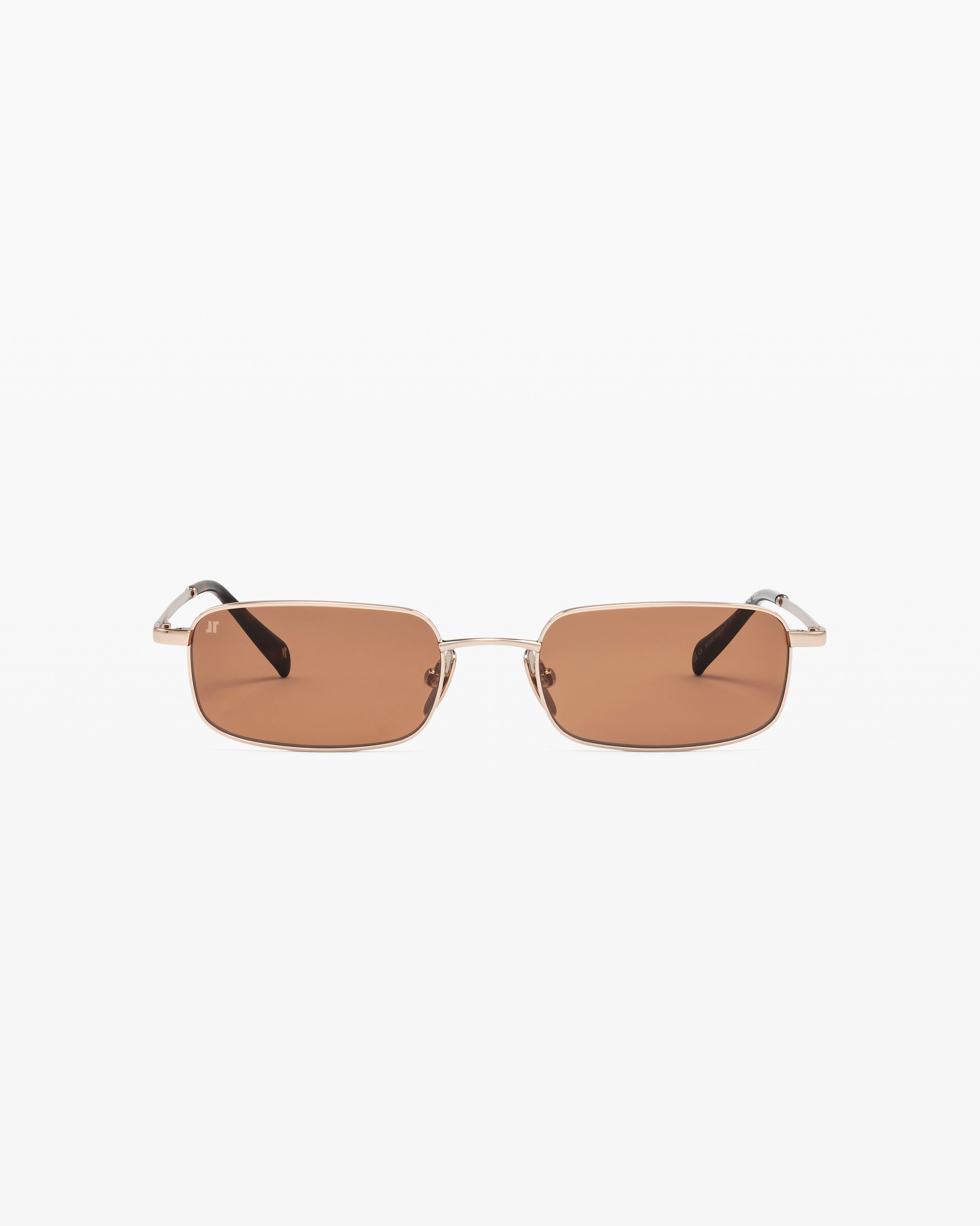 jimmy-fairly-la-kayaly-lunettes-de-soleil-rectangulaires-en-acier-inoxydable-dor image 1