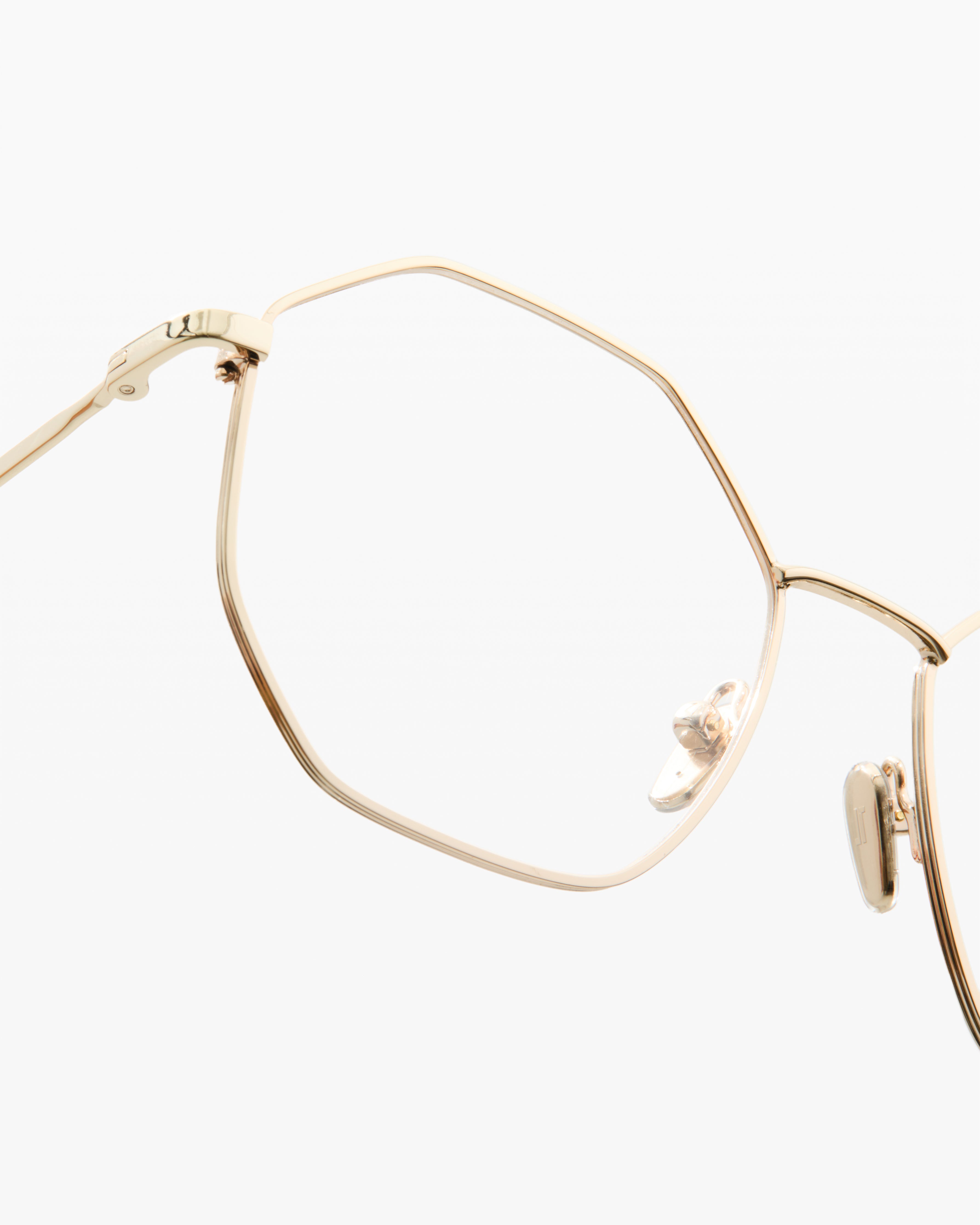 jimmy-fairly-la-jona-lunettes-de-vue-hexagonales-en-acier-inoxydable-dor image 3