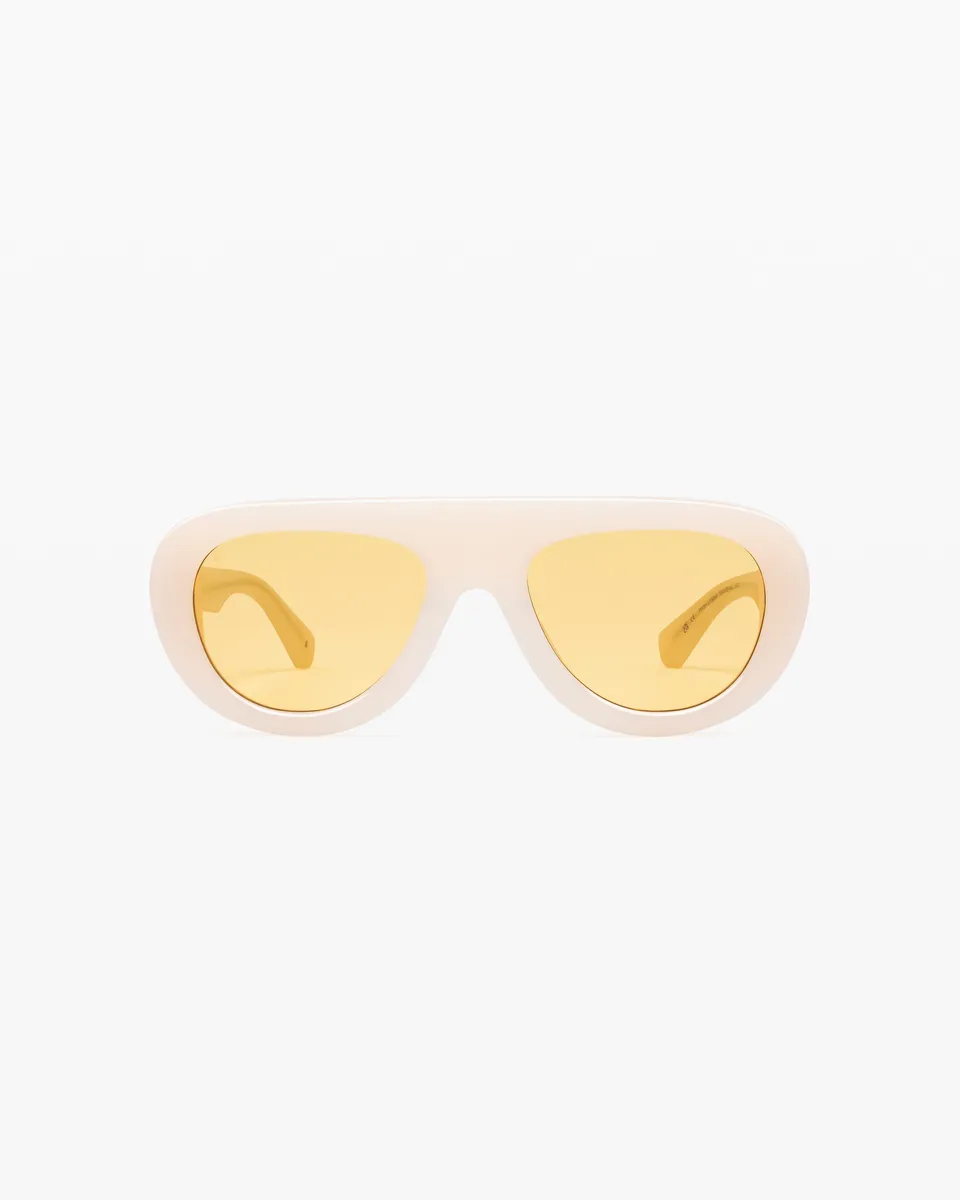 jimmy-fairly-la-gabrie-lunettes-de-soleil-aviateur-cr-me-oversize-femme image 1