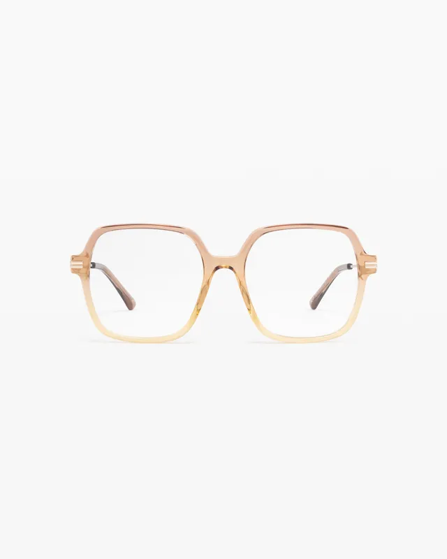 jimmy-fairly-la-bea-lunettes-de-vue-carr-es-femme-ac-tate-et-acier-inoxydable-ta image 1