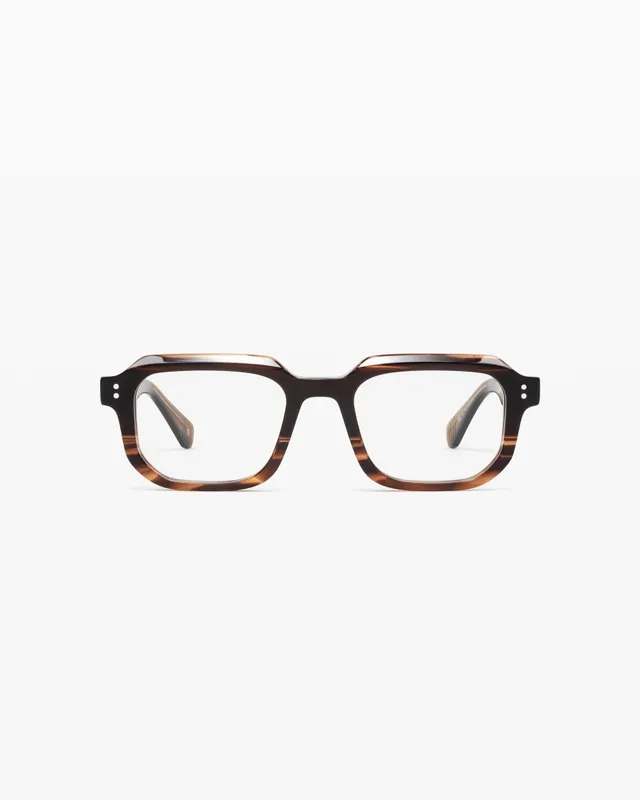 jimmy-fairly-la-eren-lunettes-de-vue-rectangulaires-en-ac-tate-marron-homme image 1
