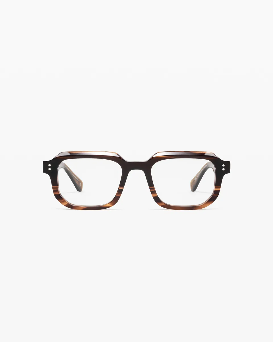 jimmy-fairly-la-eren-lunettes-de-vue-rectangulaires-en-ac-tate-marron-homme image 1