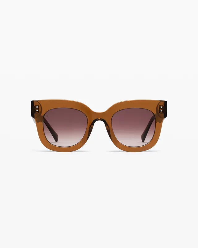 jimmy-fairly-la-maya-lunettes-de-soleil-papillon-oversize-marron-femme-cat-gorie image 1