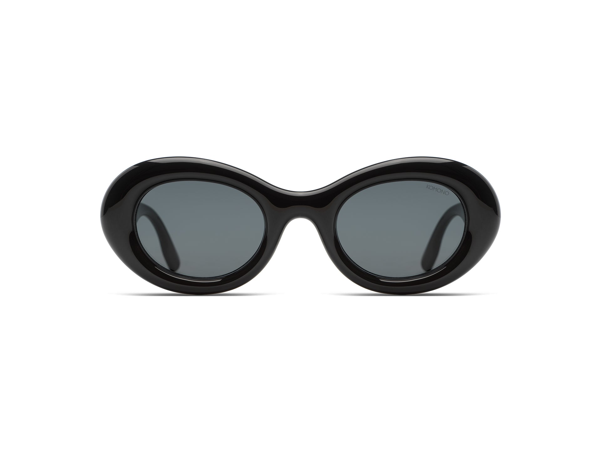 lunettes-de-soleil-komono-molly-black-rondes-extra-large-noires image 2