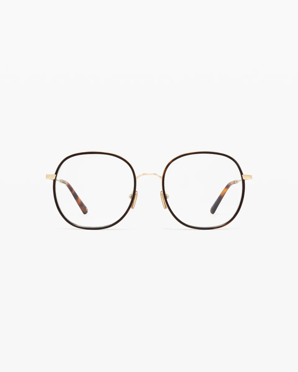 jimmy-fairly-la-lena-lunettes-de-vue-carr-es-en-ac-tate-et-acier-inoxydable-dor- image 1