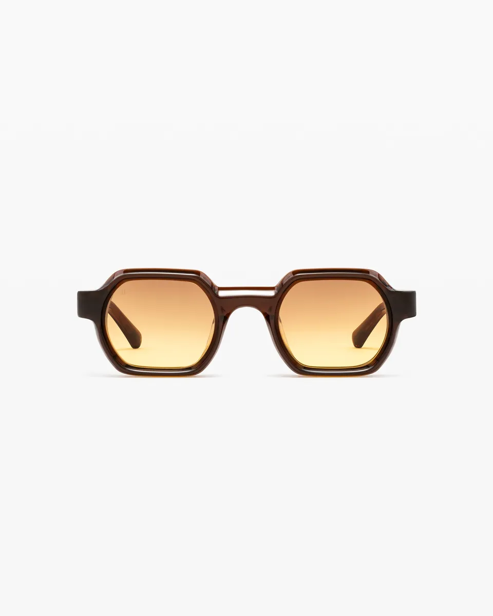 jimmy-fairly-studio-01-lunettes-de-soleil-rectangulaires-unisexe-brunes-verres-t image 1
