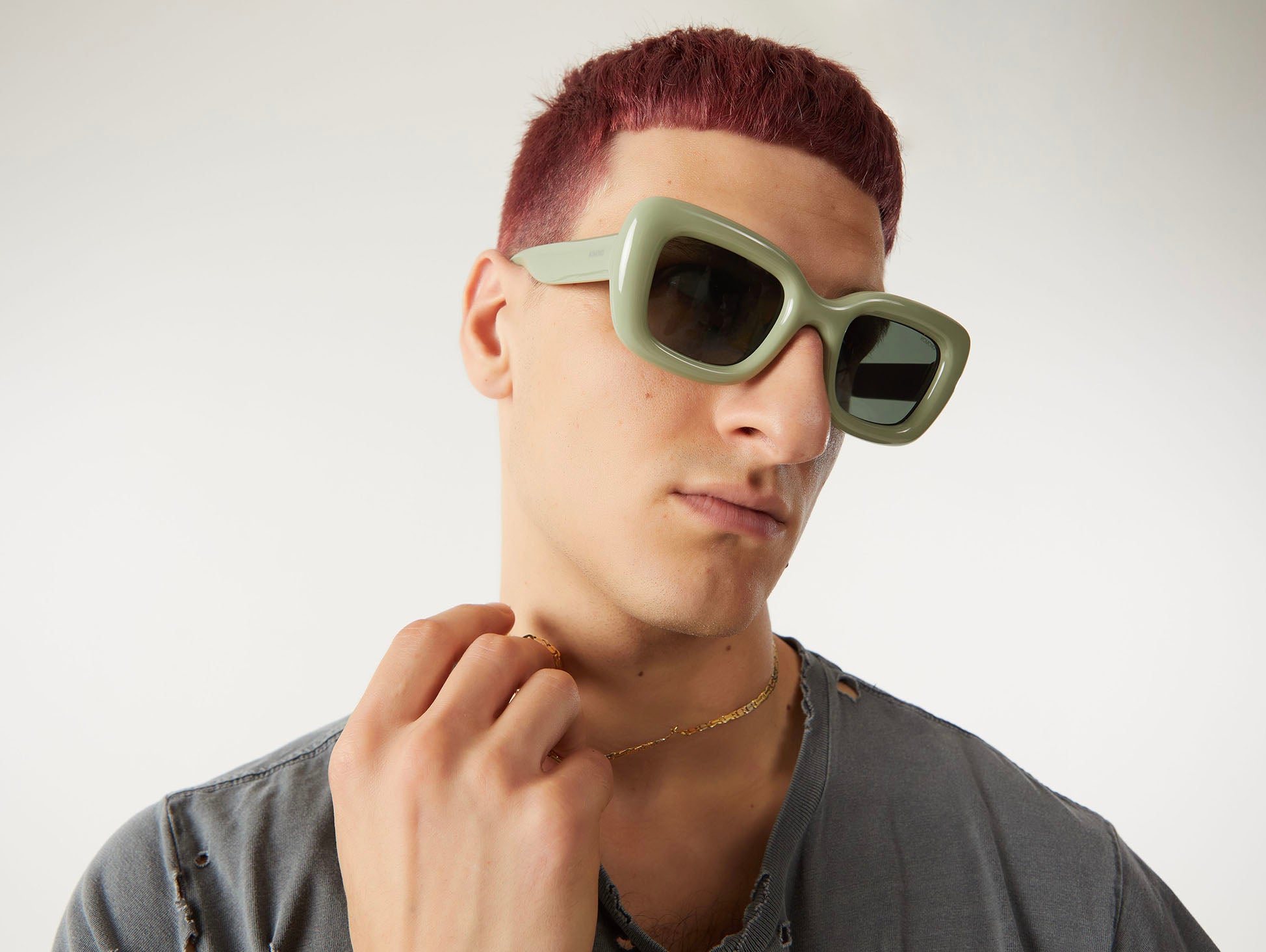 komono-vita-moss-lunettes-cat-eye-vert-bio-nylon-taille-l image 3