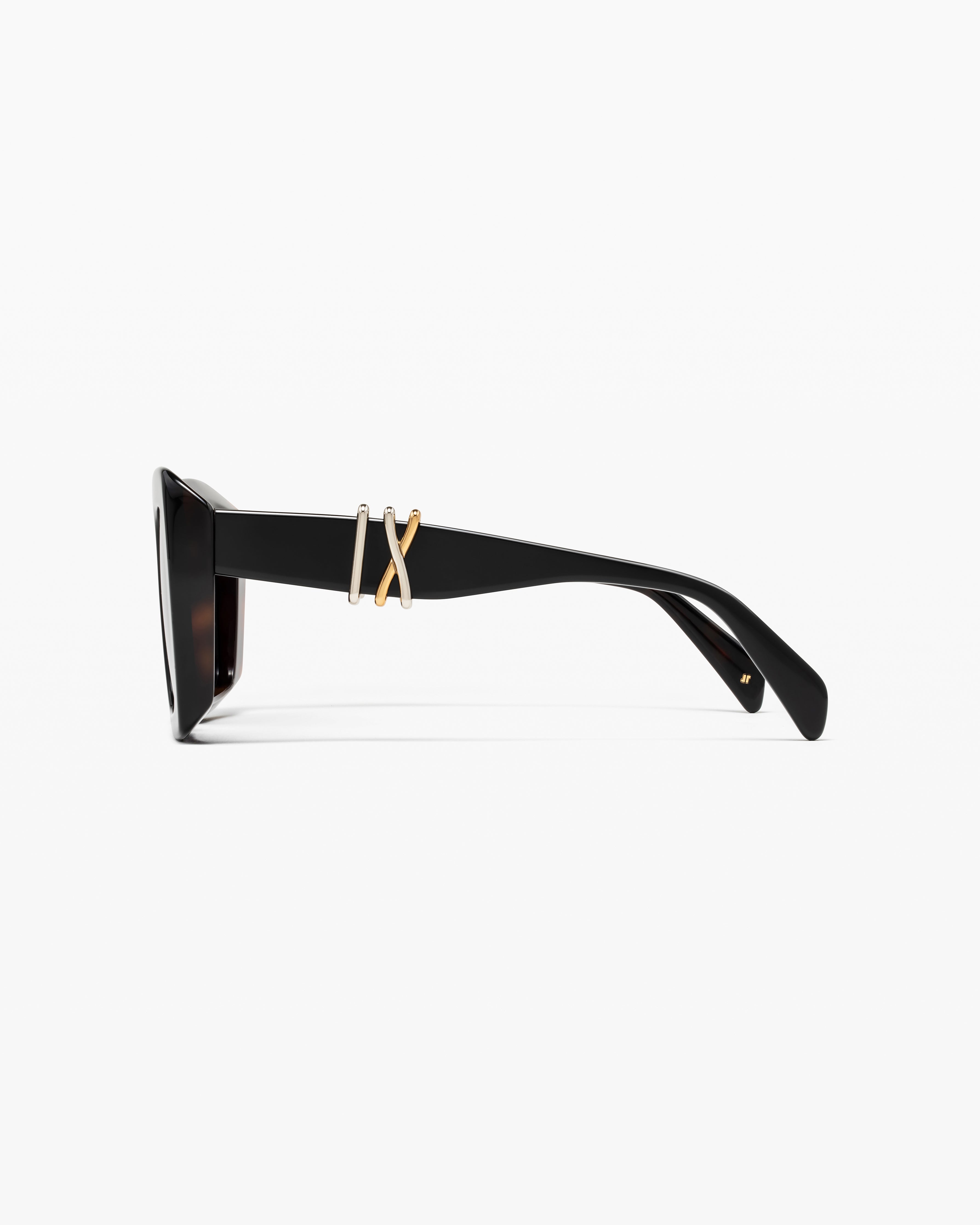 jimmy-fairly-la-bruma-lunettes-de-soleil-carr-es-oversize-noires-en-ac-tate-pour image 2