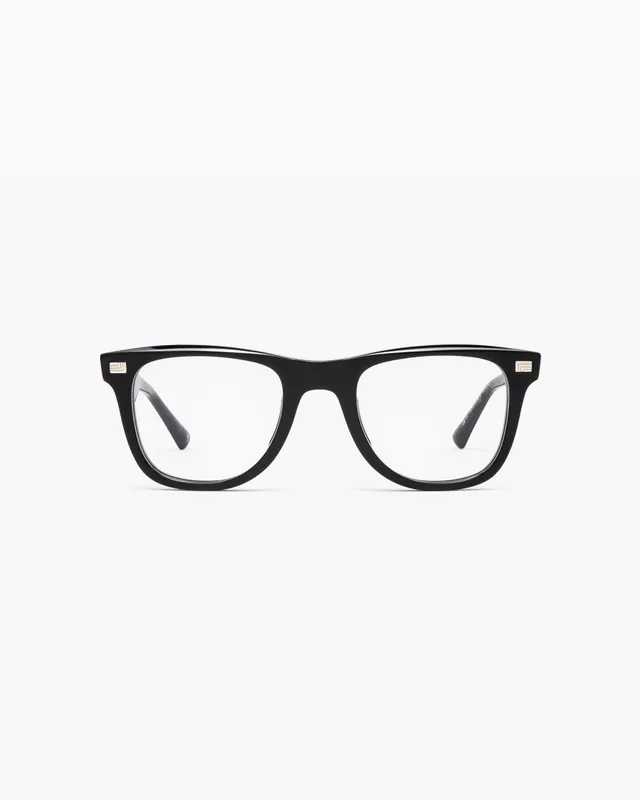 jimmy-fairly-la-cassio-lunettes-de-vue-rectangulaires-en-ac-tate-noir-pour-homme image 1