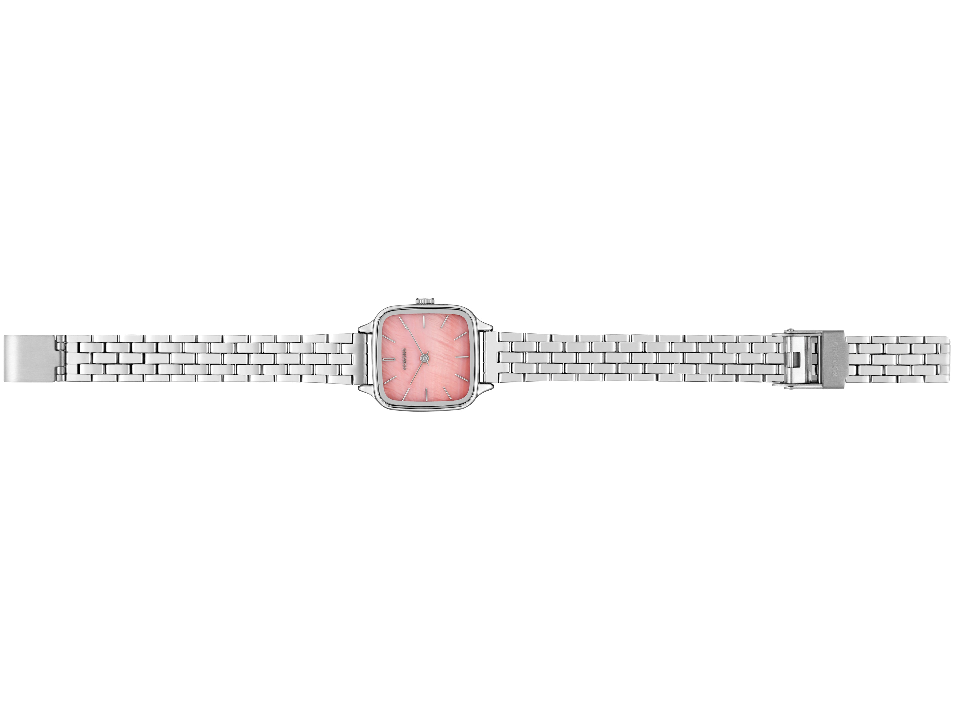 komono-kate-estate-silver-blush-montre-bracelet-acier-inoxydable-argent-cadran-b image 2