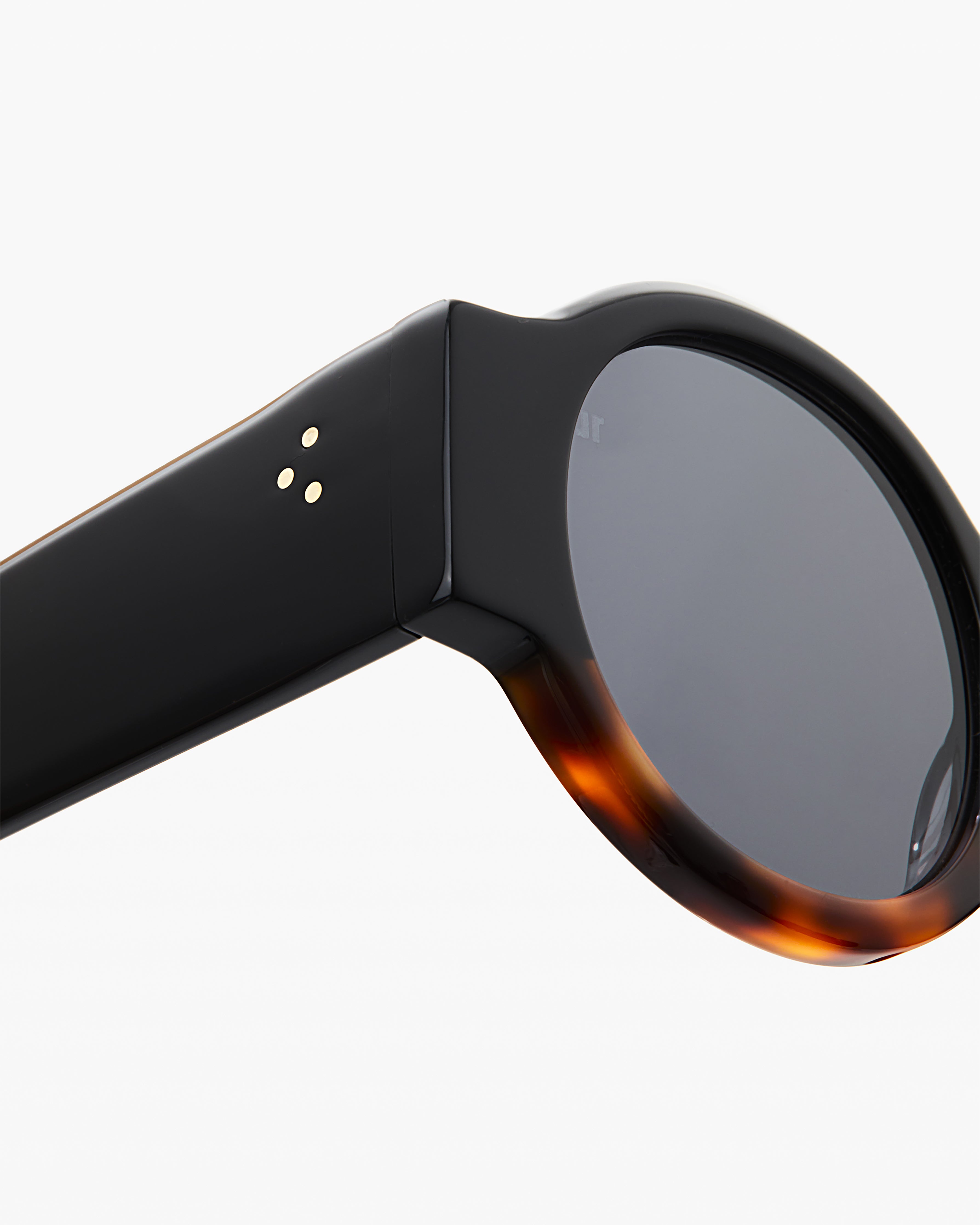 jimmy-fairly-la-nava-lunettes-de-soleil-rondes-femme-ac-tate-noir-verres-cat-gor image 3