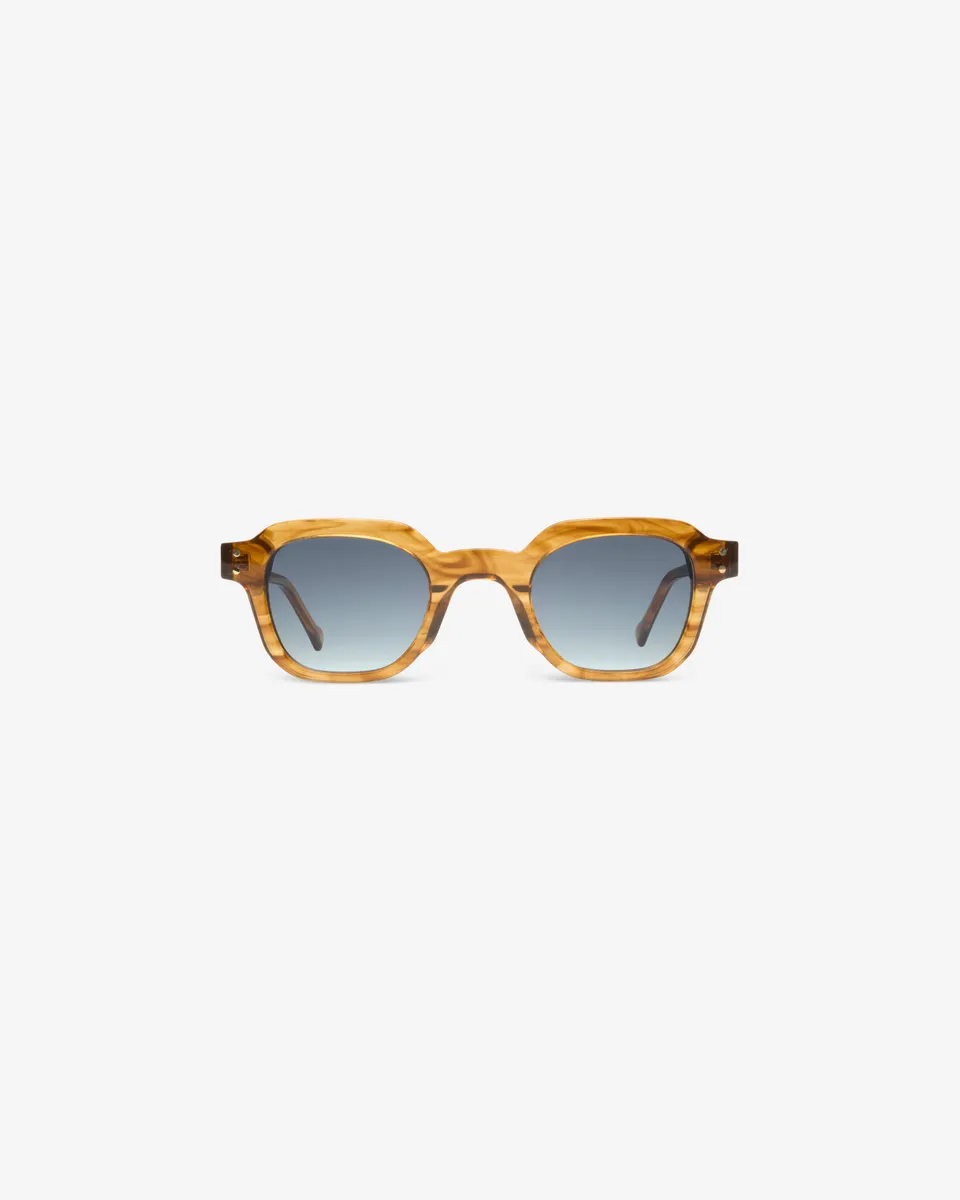 le-petit-lunetier-theo-miel-lunettes-de-soleil-r-tro-caille-blonde image 1