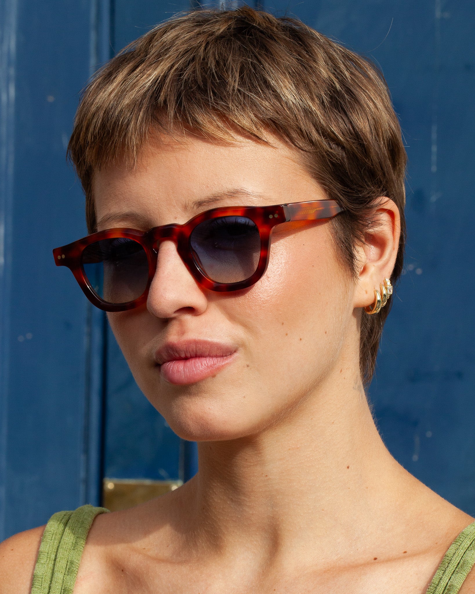 le-petit-lunetier-bruce-ecaille-lunettes-de-soleil-carr-es image 3