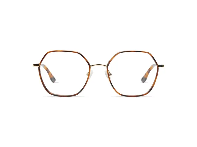 komono-nora-havana-white-gold-lunettes-de-vue image 1