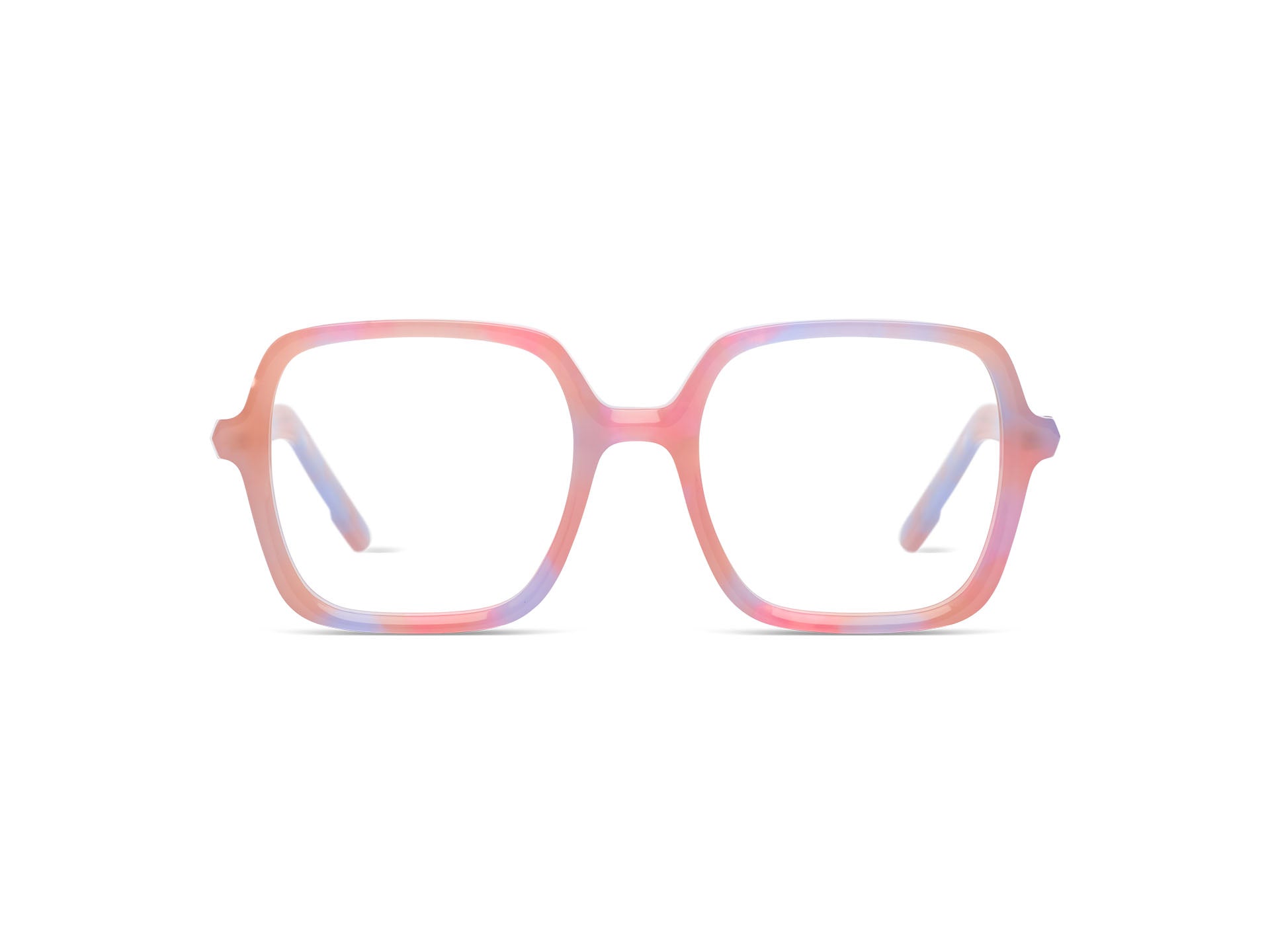 komono-barbara-slims-cotton-candy-sky-lunettes-de-soleil-rondes-acier-inoxydable image 1