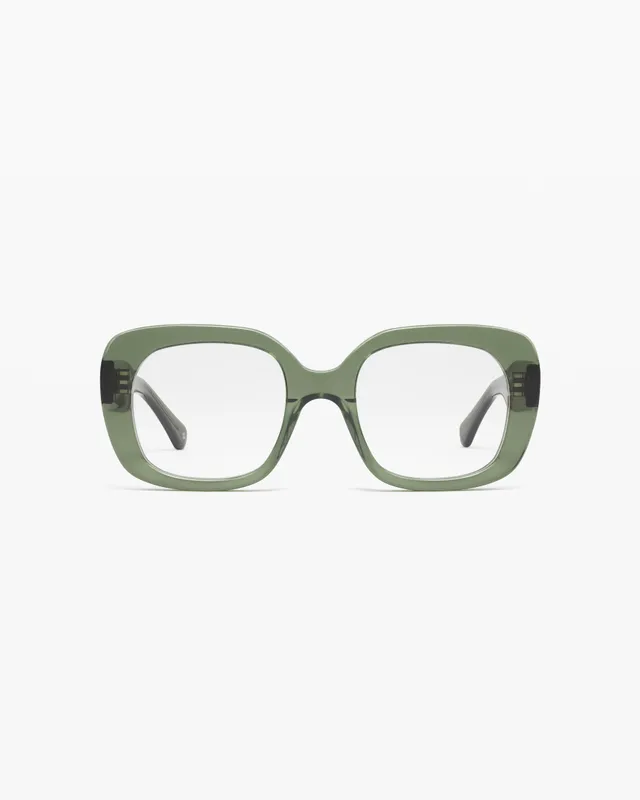 jimmy-fairly-la-mind-lunettes-de-vue-rectangulaires-oversize-vertes-m image 1
