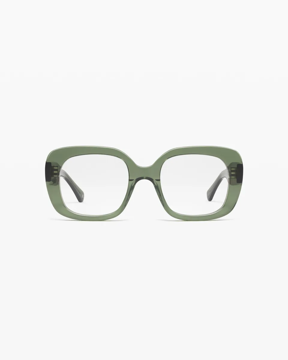 jimmy-fairly-la-mind-lunettes-de-vue-rectangulaires-oversize-vertes-m image 1