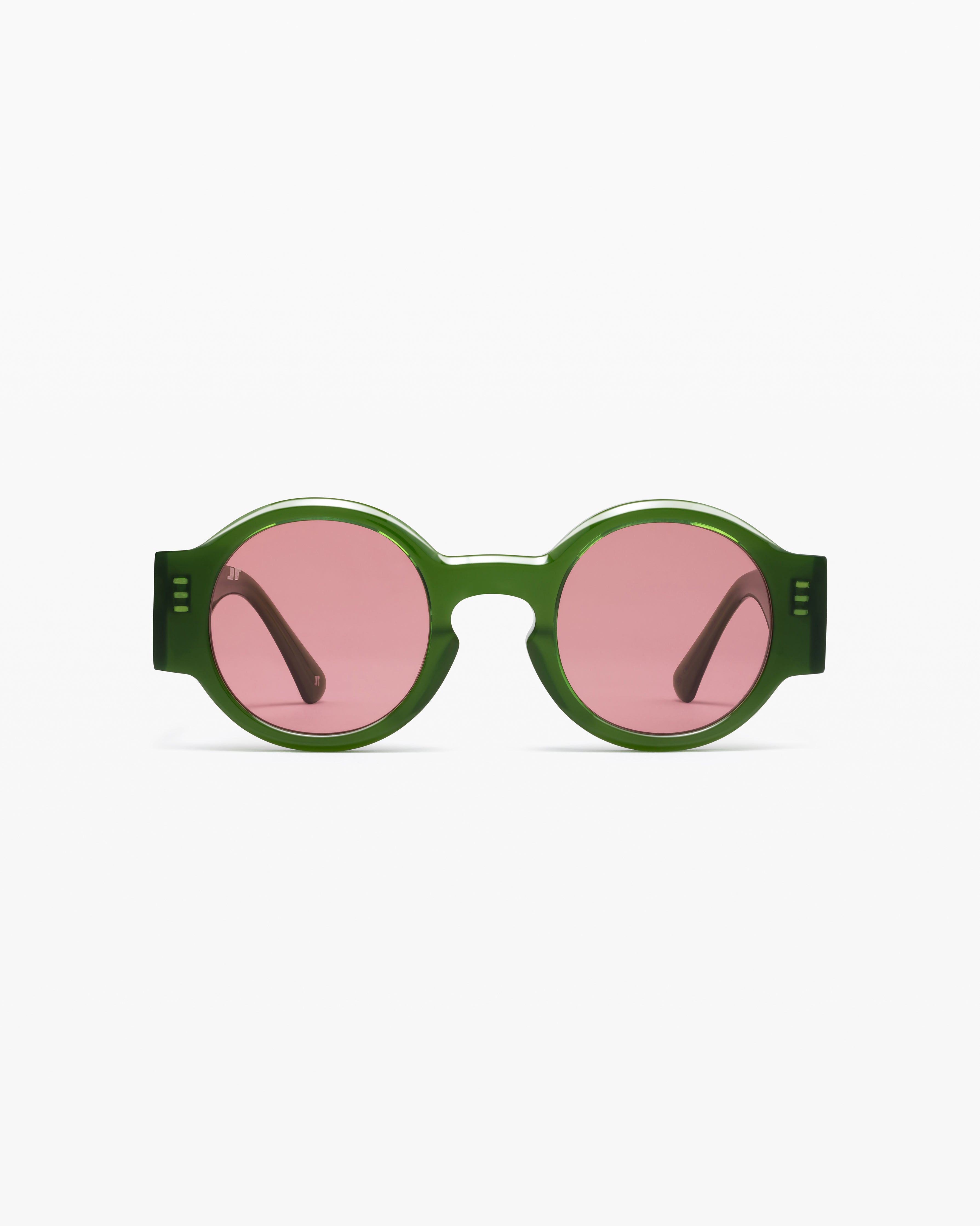 jimmy-fairly-la-nava-lunettes-de-soleil-rondes-vertes-femme-m-durable image 1