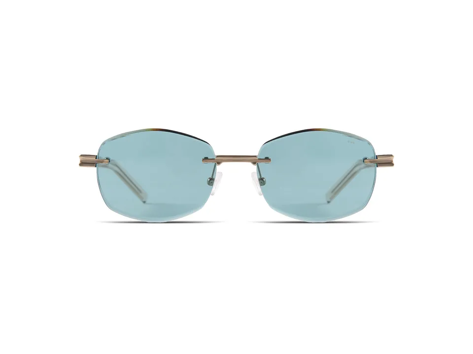 komono-micah-white-gold-matte-teal-lunettes-de-soleil image 1