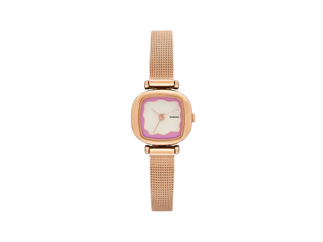 komono-moneypenny-wave-royale-rose-gold-plum-montre image 1