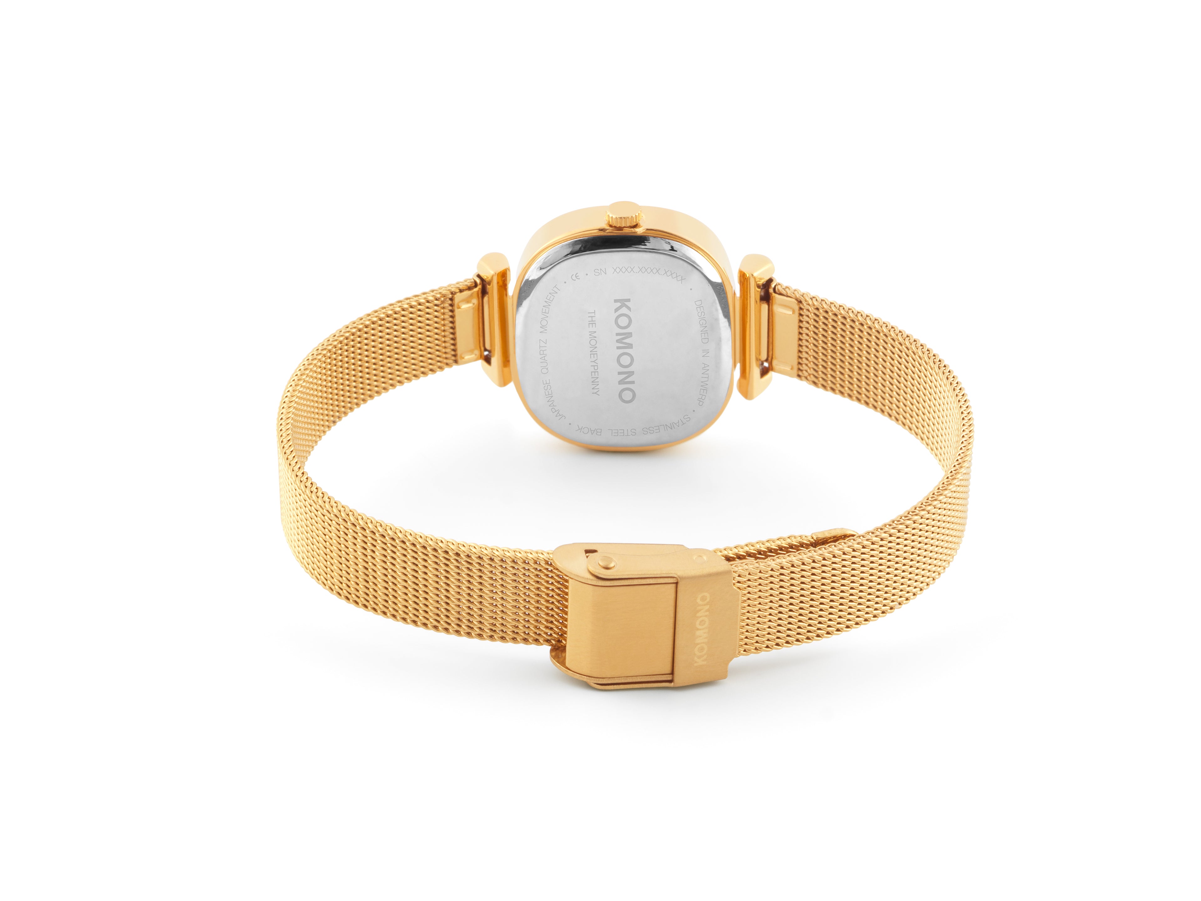 komono-moneypenny-royale-cameo-gold-sky-montre-couleur-or-translucide image 3