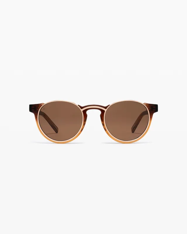 jimmy-fairly-la-e-001-lunettes-de-soleil-rondes-titane-et-ac-tate-marron-taille- image 1