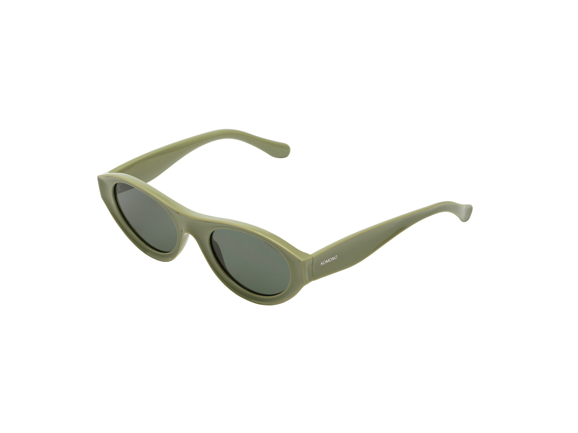 komono-celeste-moss-lunettes-de-soleil-ovales-vertes image 2