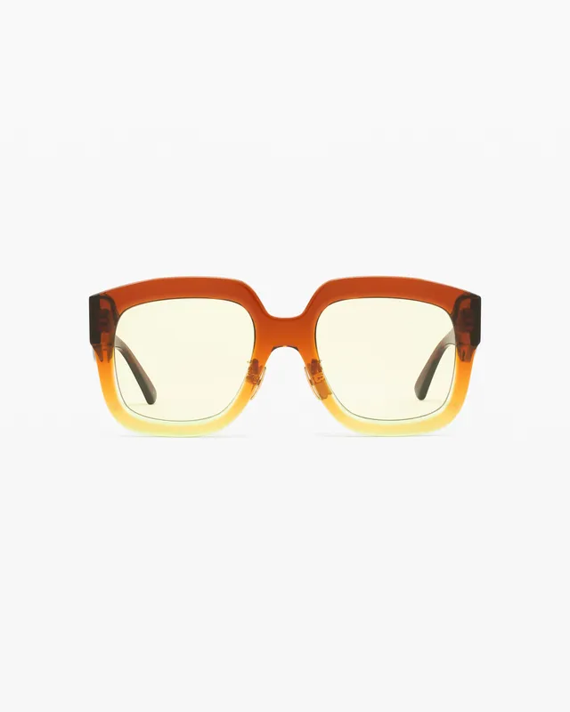 jimmy-fairly-studio-08-lunettes-de-soleil-carr-es-marron-pour-femme image 1