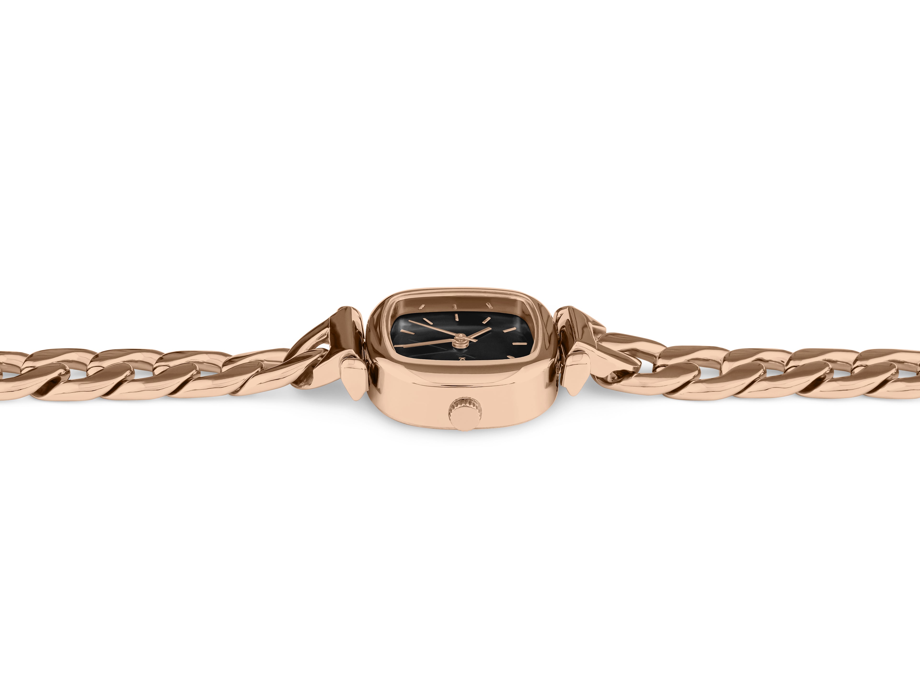 komono-moneypenny-revolt-rose-gold-black-montre-bracelet-femme-minimalist-acier- image 3
