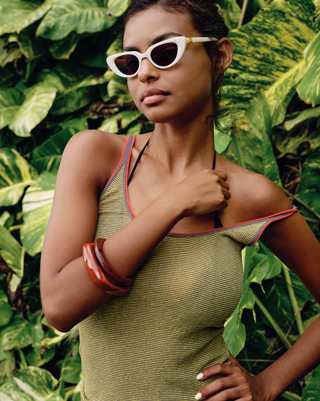jimmy-fairly-la-miza-lunettes-de-soleil-papillon-femme-cr-me-taille-m image 2