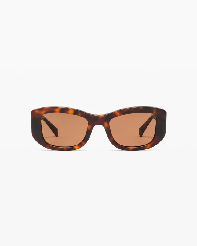 jimmy-fairly-la-yuca-lunettes-de-soleil-rectangulaires-femme-caille-fonc-e image 1