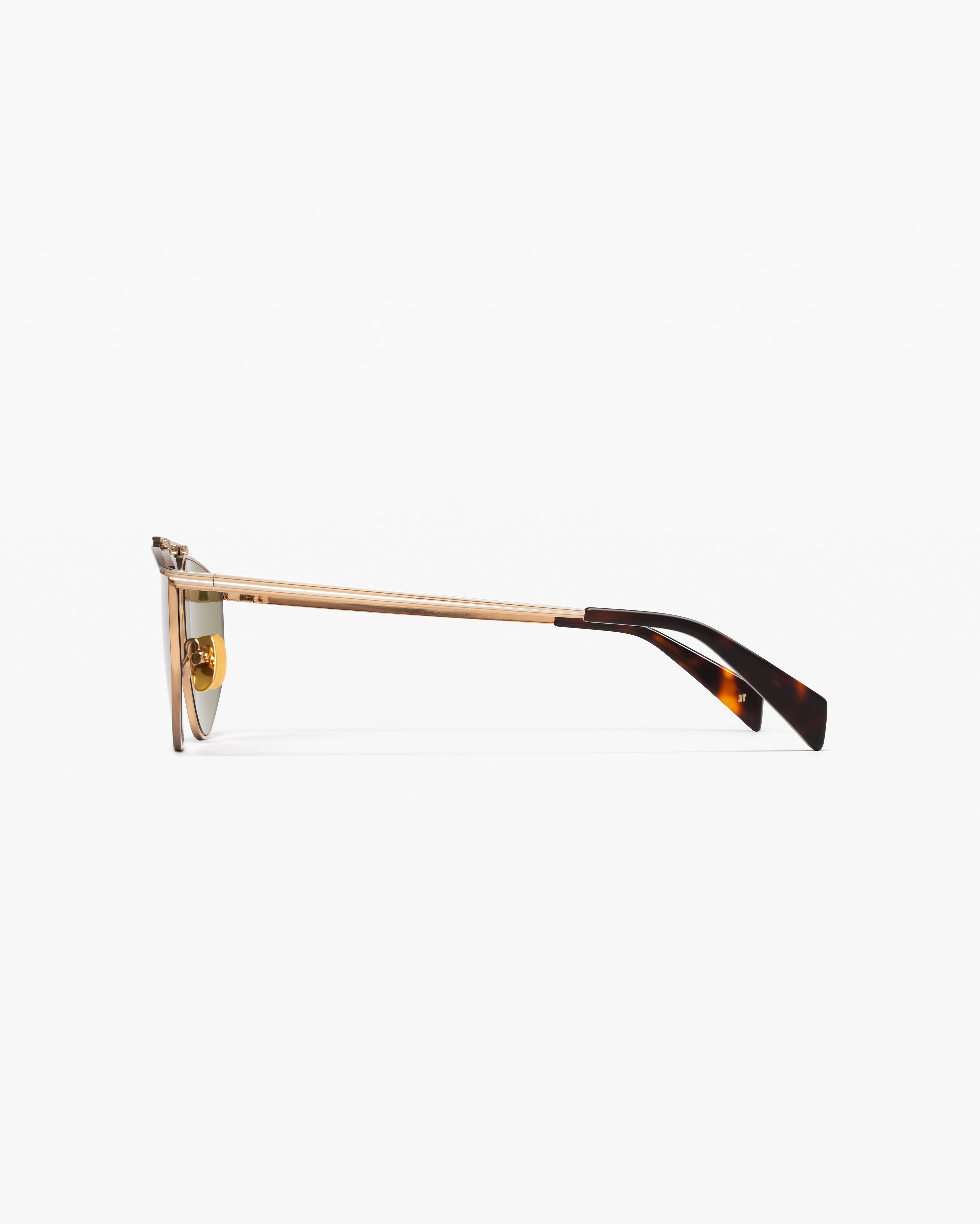jimmy-fairly-la-lyra-lunettes-de-soleil-aviateur-dor-e-oversize-acier image 2