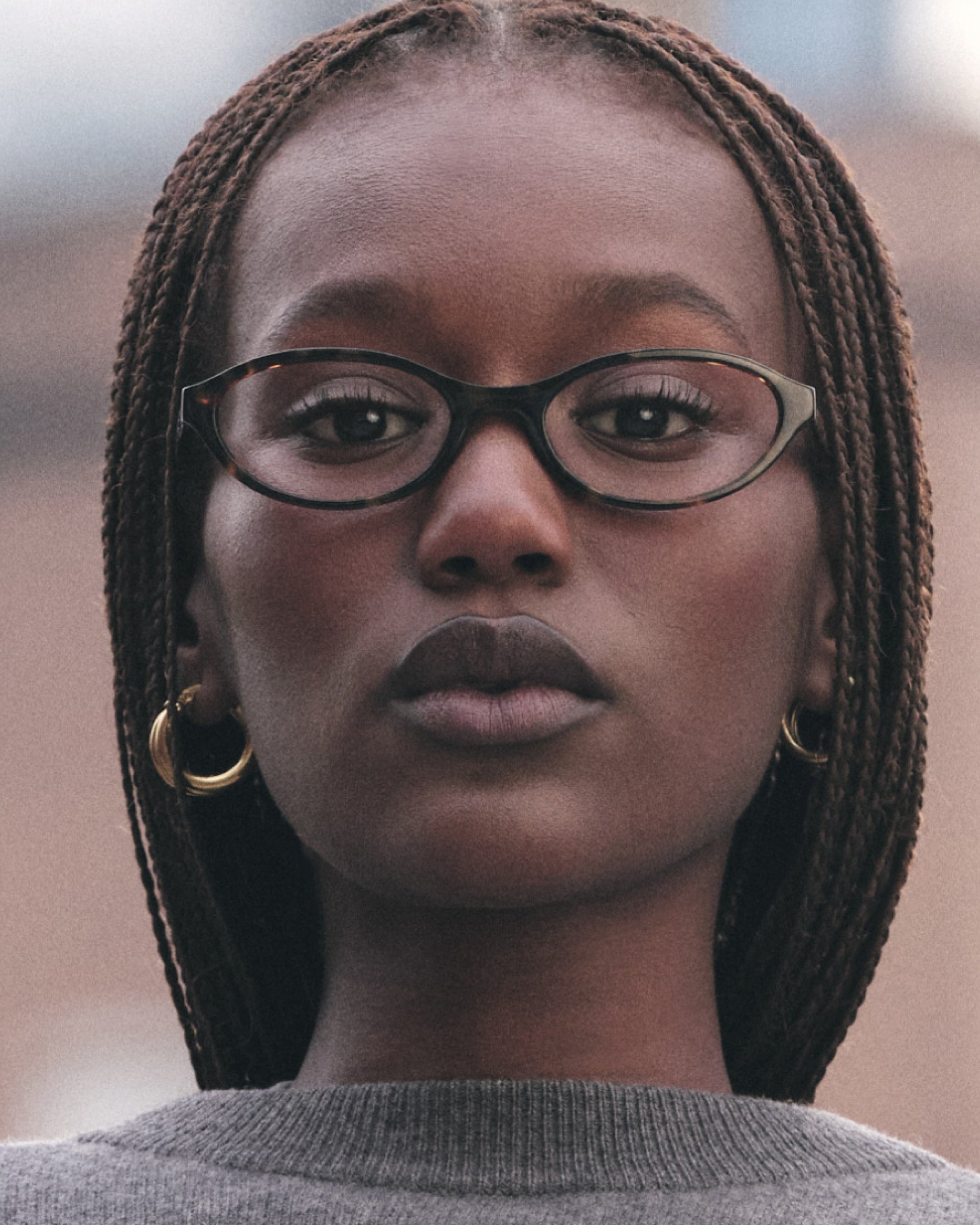 jimmy-fairly-la-meg-lunettes-de-vue-ovales-en-ac-tate-caille-fonc-e-style-90s image 8