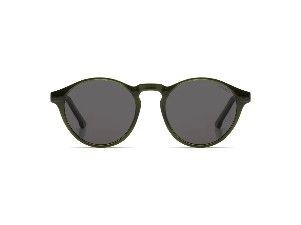 komono-devon-seaweed-lunettes-de-soleil-rondes-en-bioplastique-vert image 1