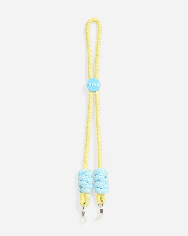 izipizi-cordon-en-corde-avec-perle-bloqueur-pour-lunettes-enfant-banana image 1