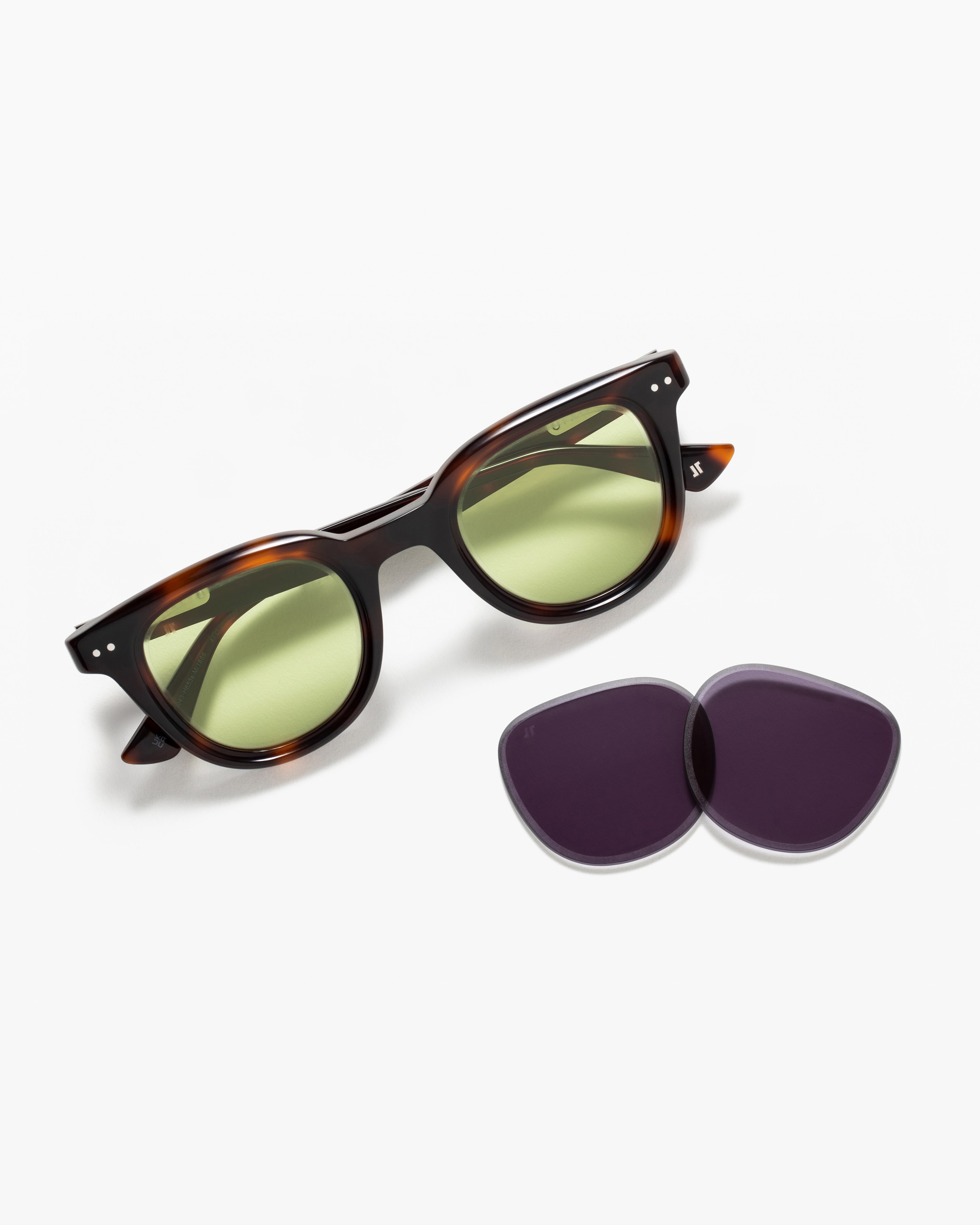 jimmy-fairly-la-almond-lunettes-de-soleil-carr-es-en-ac-tate-caille-fonc-e-avec- image 3